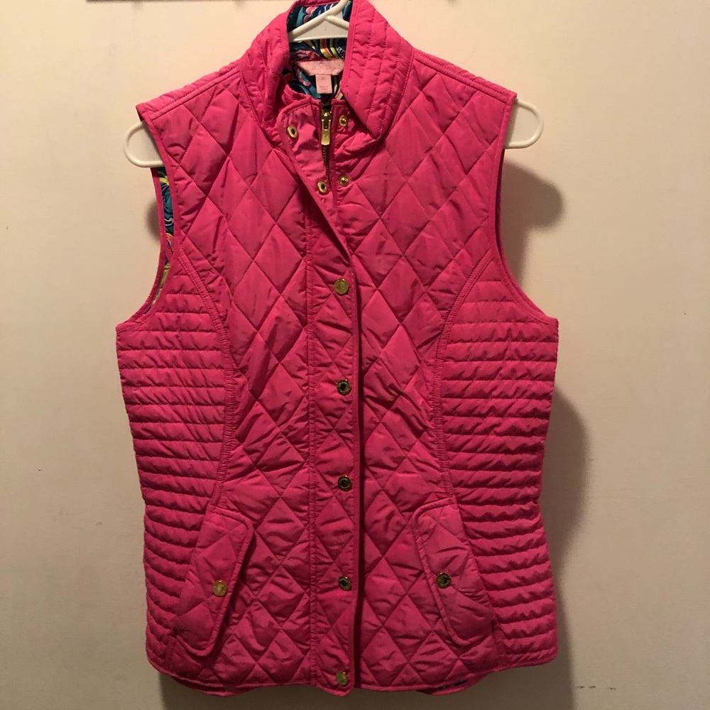 Hot Pink Lilly Pulitzer vest, size M
